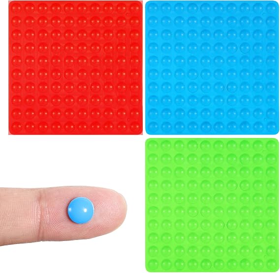300 Pack Bump Dots for Visually Impaired Low Vision Blind Aids Blind People Tactile Aids Braille Bump Dot Sticker Silicone Braille Sticker Gadgets Impairment Sticky Bumps Raised Tactile Adhesive Dot