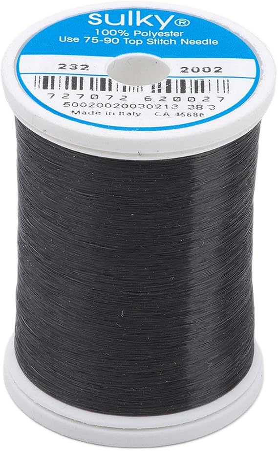Sulky Of America 0.004mm Invisible Polyester Thread, 2200 yd, Smoke (232-2002)
