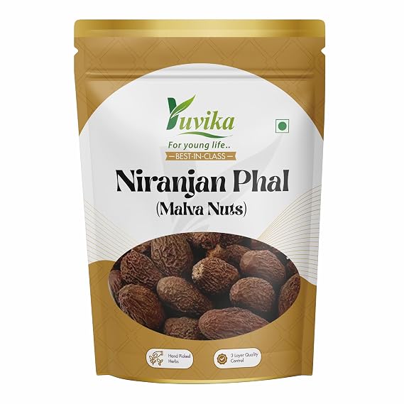 YUVIKA Niranjan Phal - Sterculia Lychnophora - Malva Nuts (100 Grams)