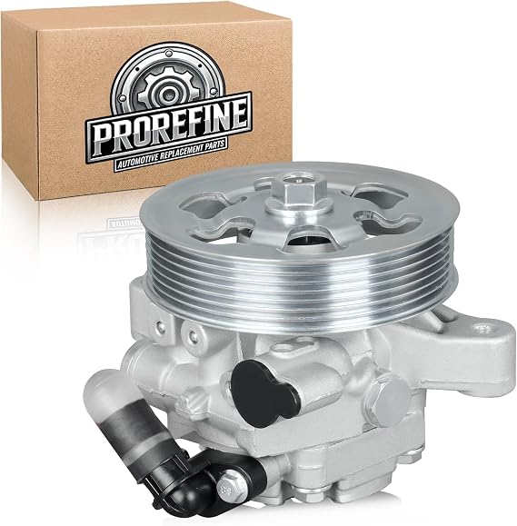 Upgraded Power Steering Pump with Pulley Compatible with 2006-2011 Honda Civic 1.8L Replace 21-5456 55-5822 56110-RNA-A01 36-215668