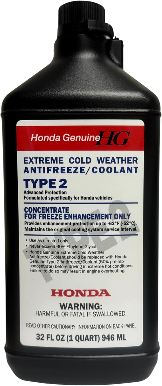 Honda 08CLA-P99-0E0A8 Extreme Cold Weather Antifreeze/Coolant Type 2