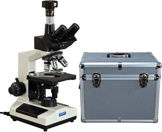 OMAX M837SL-PHD-A185A-C90U 2000X Phase Contrast Trinocular Compound LED