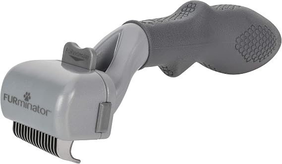 FURminator Adjustable Dematting Tool for All Pet Coat Types & Lengths | Safely* and Easily Remove Matted Hair on Dogs & Cats, FURextender Button Adjusts for All Hair Types & Lengths