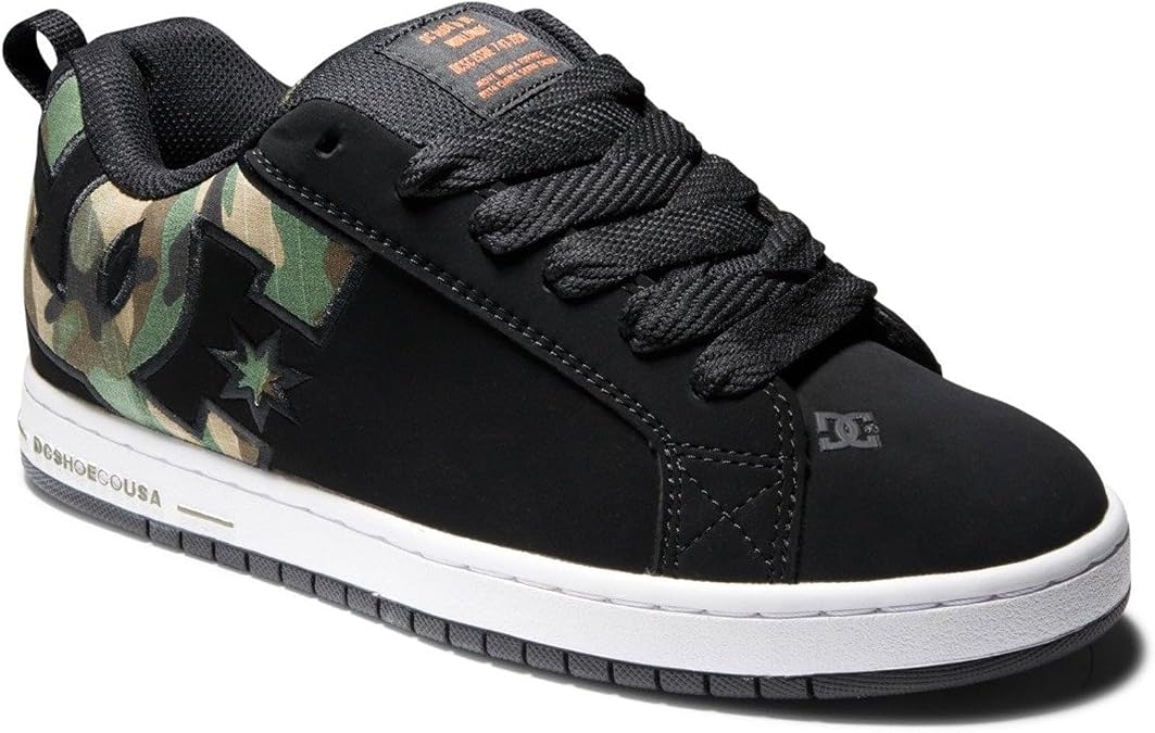 DC Court Graffik Black Camouflage