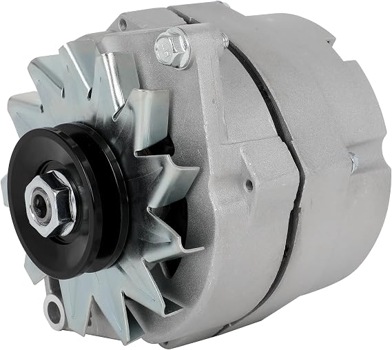 ADR0335 Alternator Compatible for Chevy One Wire 10SI Self-exciting SBC BBC GM, 105 Amp/12 Volt New Electrical Alternator ADR0325 7127-SE105 400-12340 20-102-7
