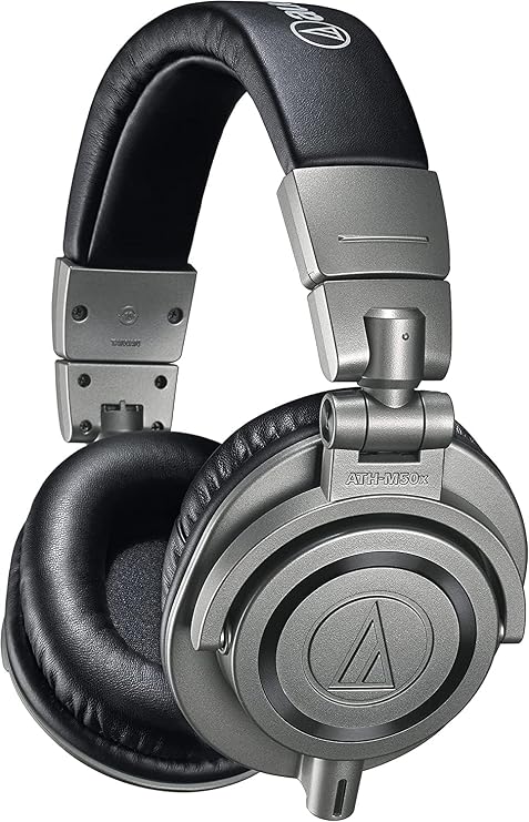 Audio-Technica ATH-M50xGM Professional Monitor Headphones, Gun Metal