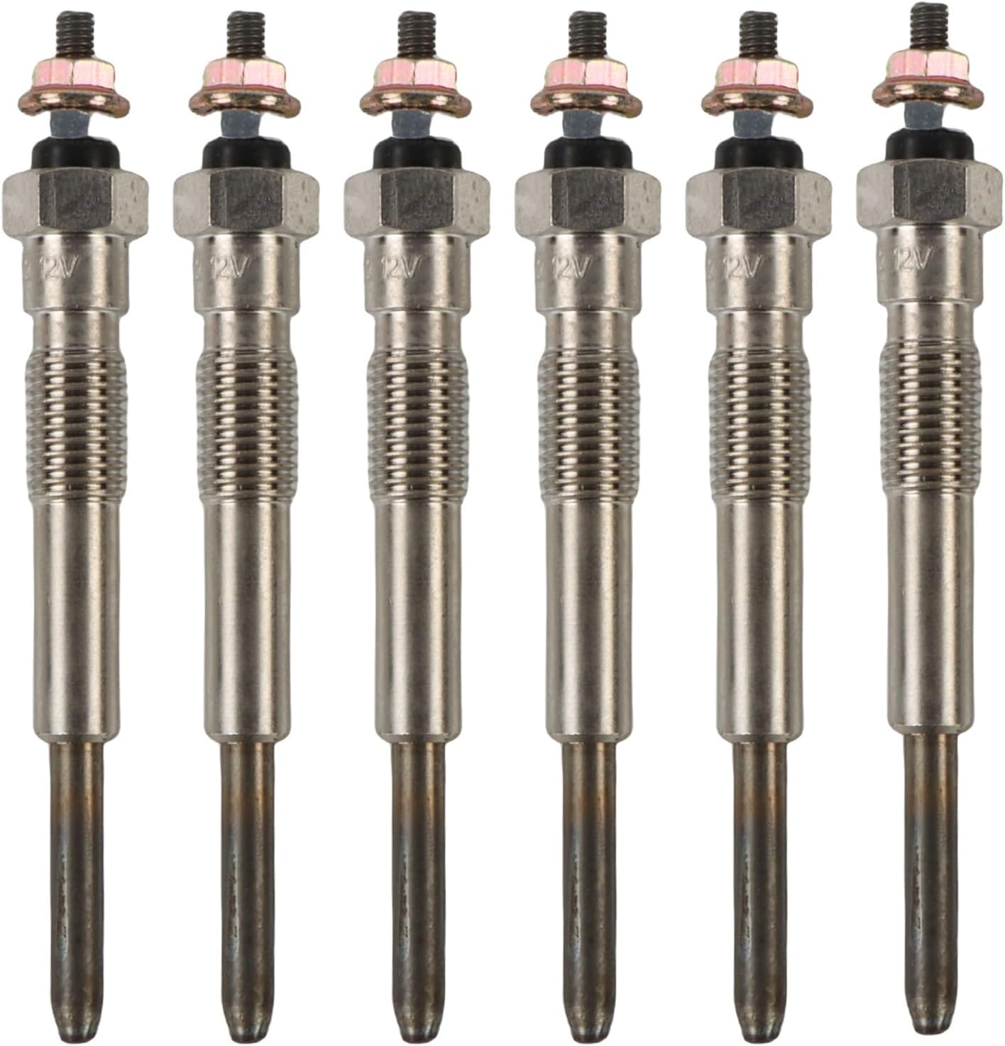 6pcs 1HZ Glow Plugs 12V19850-64031 for Toyota Landcruiser HDJ80 HDJ81 1HD-T HZJ80 HZJ75 HZJ81 105 4.2L