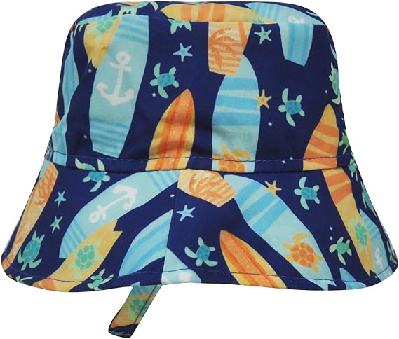 Flap Happy Children Unisex Bucket Hat UPF 50+, Highest Certified UV Sun Protection, Azo-free dye