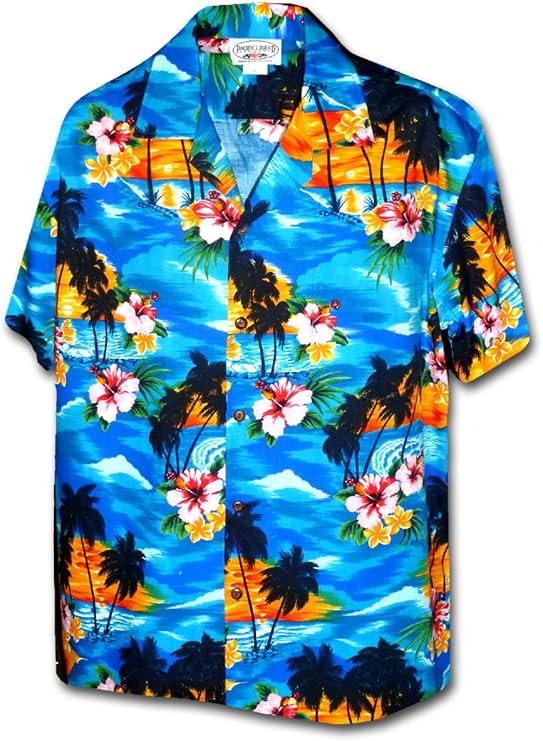 Pacific Legend Hawaiian Shirts Waikiki Sunset