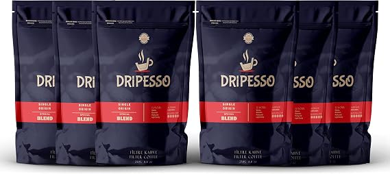 Dripesso Blend Ground Filter Coffee 250G 6 Pack
