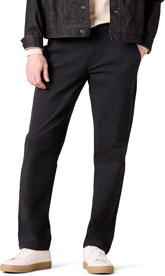 Amazon Essentials Men's Straight-Fit Casual Stretch Chino Trousers