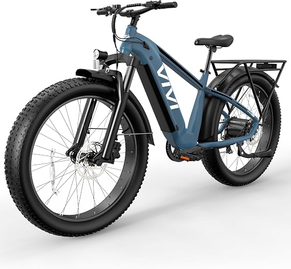 Vivi ACE01 Electric Bike for Adults 26 x 4.0 Fat Tire Ebike1500W Peak Motor