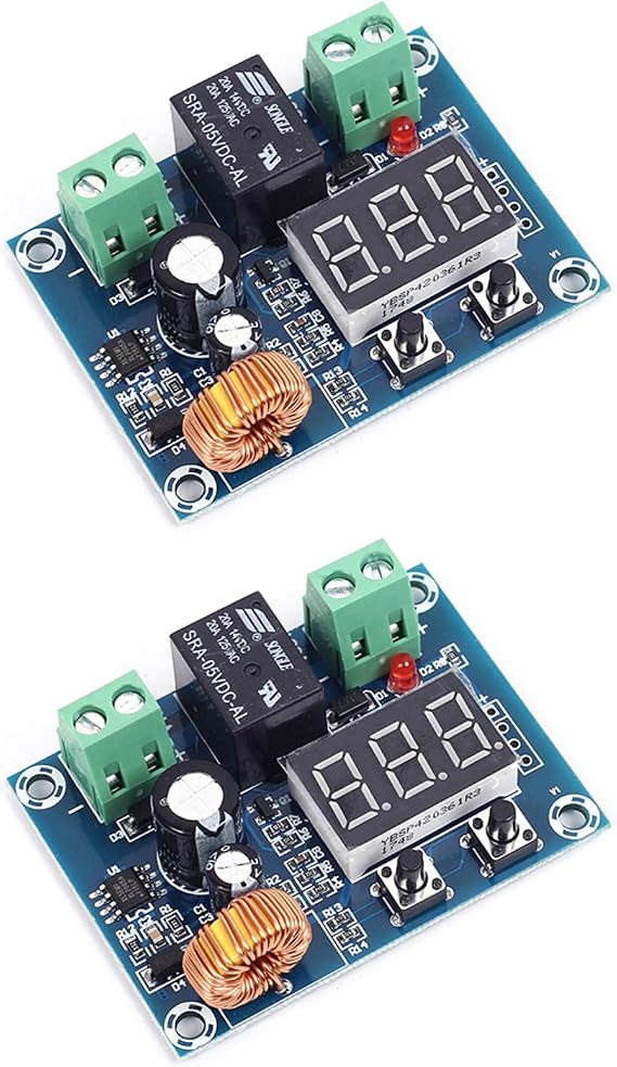 2pcs 12V-36V DC Voltage Protection Module Over Discharge Protection