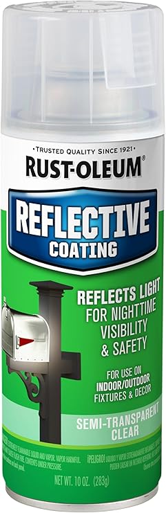 Rust-Oleum 214944 Specialty Reflective Finish Spray, 10 oz