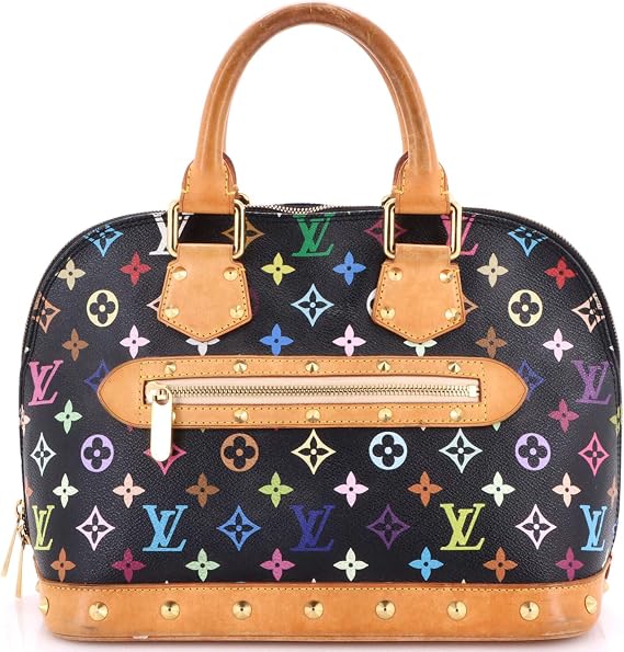 Pre-Loved Alma Handbag Monogram Multicolor PM, Multicolor