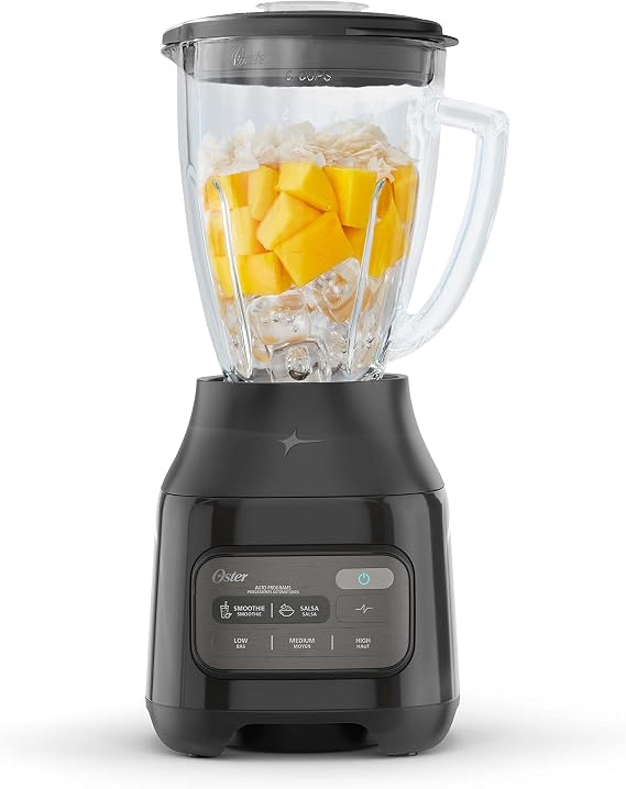 Oster 800 Watt 6 Cup One Touch Blender with Auto Program in Black