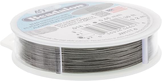 Beadalon 49 Bright .018 30ft.