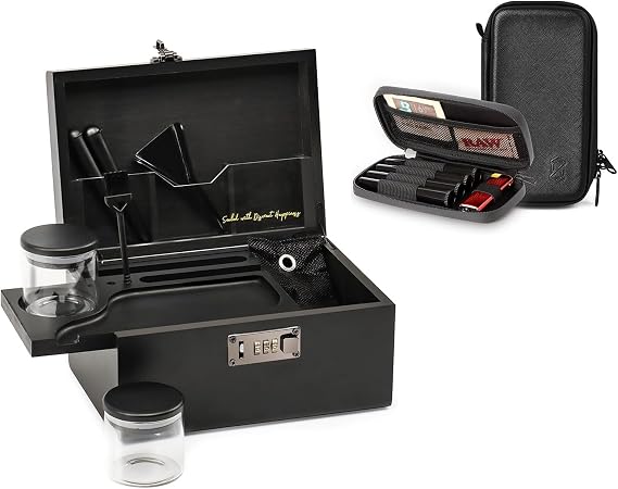 OZCHIN Smell Proof Bag and Lockable Stash Box