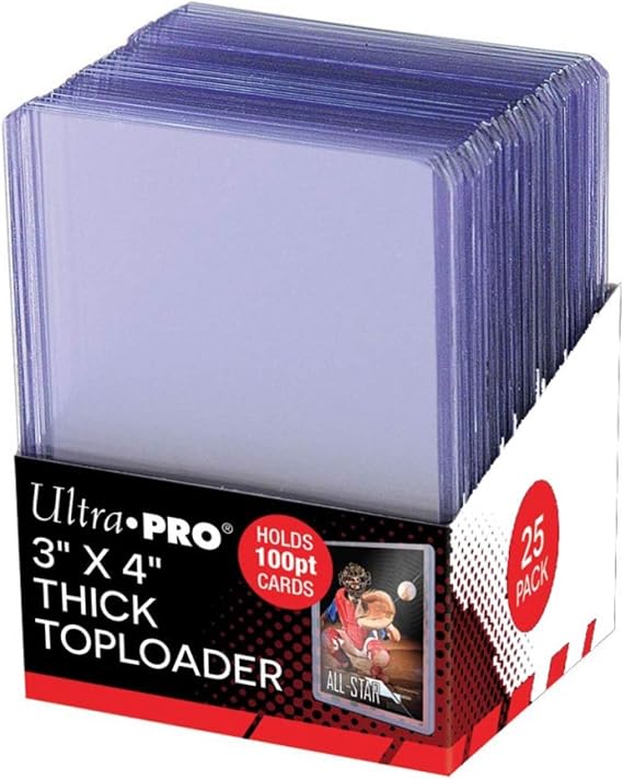 Ultra Pro 3" X 4" Super Thick 100PT Toploader 25ct