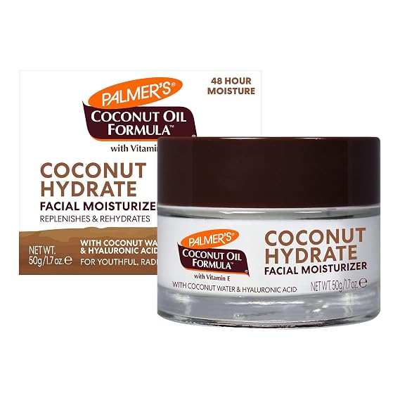 Palmer's Facial Moisturizer, Coconut Oil Formula with Coconut Water, 1.7 Oz