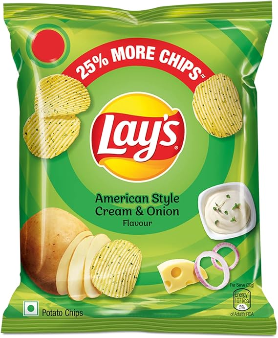 LAYS American Style Cream - Onion Chips 30GM