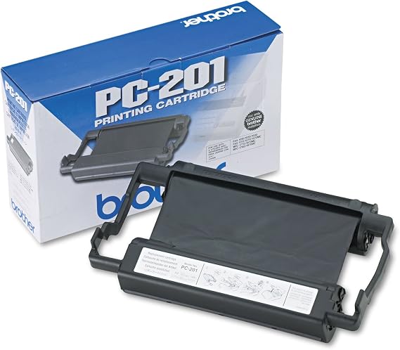 Brother PC201 Fax Print Cartridge for Intellifax, Black - in Retail Packaging