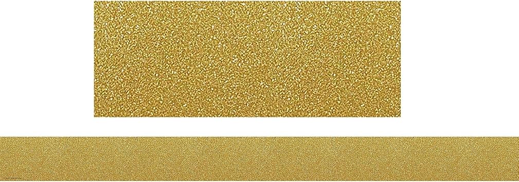 Teacher Created Resources Gold Straight Border Trim (TCR5627)