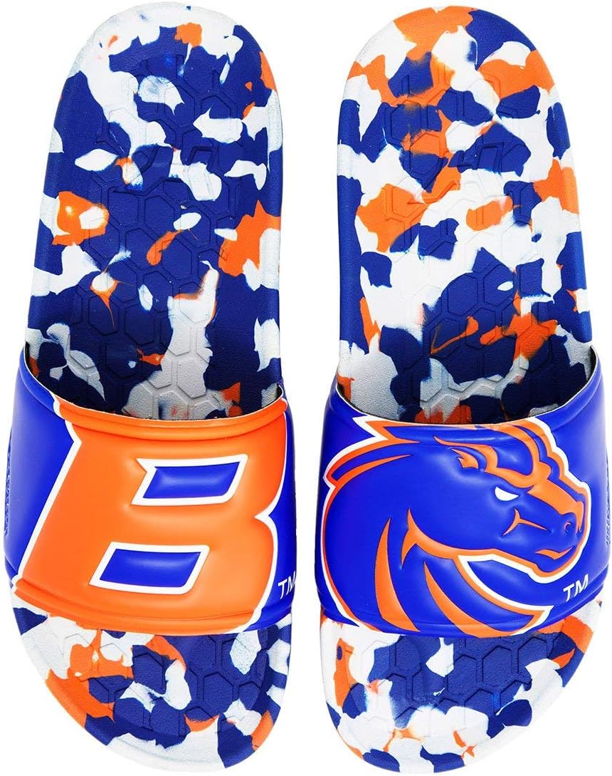 Boise State University BSU Broncos Slydr Sports NCAA Sandals 9 Womens, 7 Mens - Beach Slides - Pool Slippers