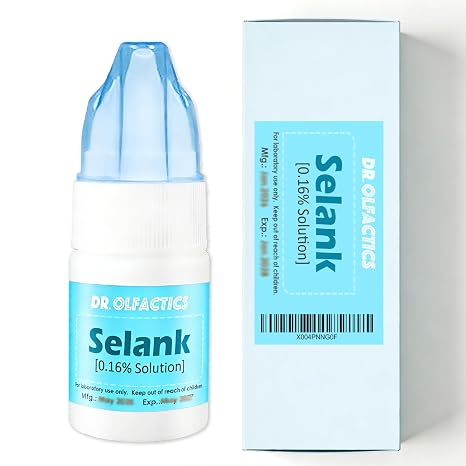 Selank 0.16% Solution 33mL, High Purity >99.8% (= 52.8mg Powder), 3rd Party Tested