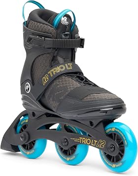 K2 Skate Men's Trio LT 100 Black/Blue Inline Skates
