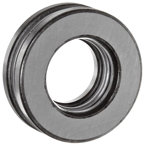 FAG 51206 Grooved Race Thrust Bearing, Single Row, Open, 90 Contact Angle, Steel Cage, Metric, 30mm ID, 52mm OD, 16mm Width, 4800rpm Maximum Rotational Speed, 10600lbf Static Load Capacity, 5700lbf Dynamic Load Capacity