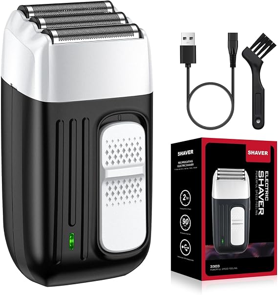 SWEETLF Electric Foil Shaver for Men, Suitable for Daily Use, Black