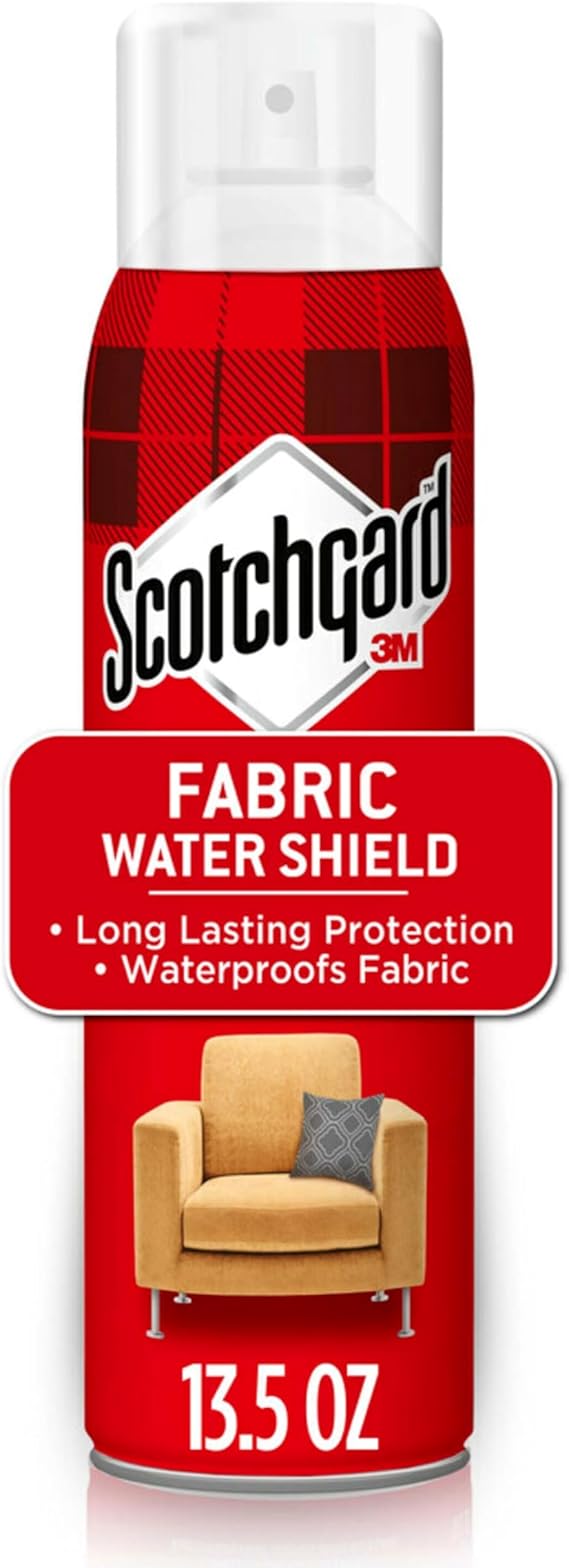 Scotchgard Fabric Water Shield, Water Repellent Spray for Spring and Summer Clothing and Household Upholstery Items, Long-Lasting Protection, Water Repellent for Seasonal Fabric, 13.5 oz