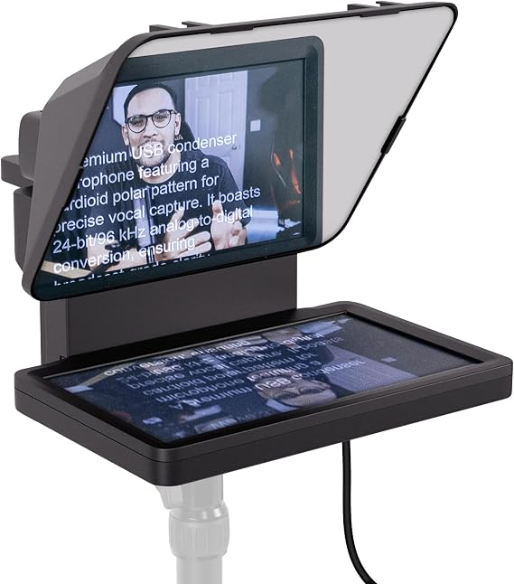 Elgato Prompter, Teleprompter with Built-in Screen, 1080p Full HD Effective Video Resolution