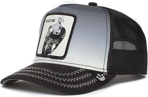 Goorin Bros. The Farm Desert Skies Collection Unisex Trucker Hat, Black (Back Off Buzzard), One Size