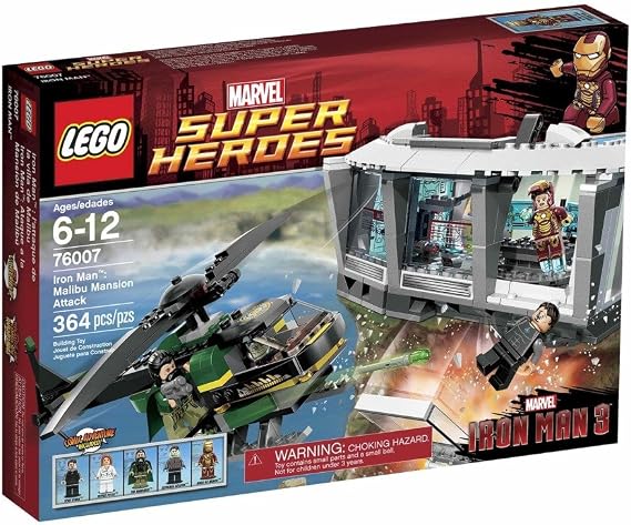 LEGO Marvel Super Heroes Iron Man Malibu Mansion Attack LEGO Super Heroes 76007