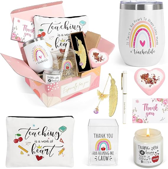 Teacher Appreciation Gifts for Women,Christmas Valentine Teacher Gift | Thank You Back to School Gift,Eend of Year Teachers Day Gifts In Bulk