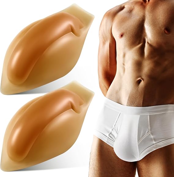 Threlaco Mens Bulge Enhancer Silicone Inserts