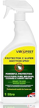 Bed Bug Killer Spray 1L - Kills & Controls Bed Bugs - Long Lasting Treatment for Bedrooms, Mattresses, Drawers, Wardrobes - Professional Products For Home Use
