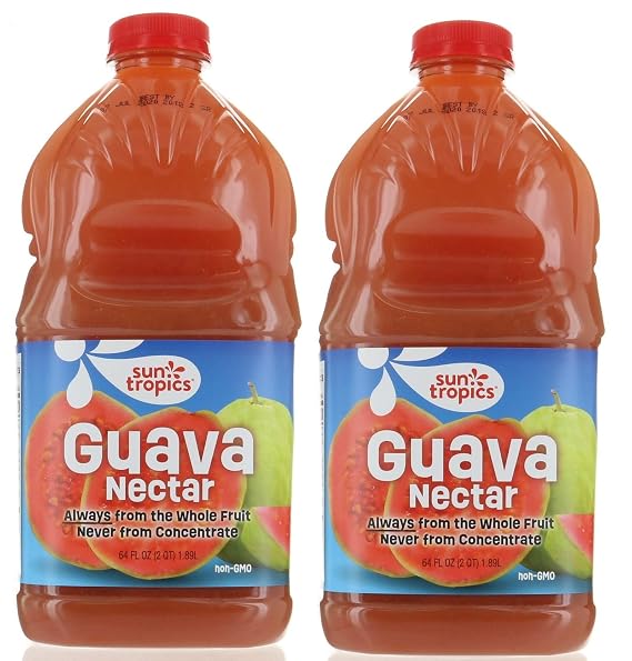 Grown Right Organic Guava Nectar Juice, 64 Fluid Ounce (Pack of 2)