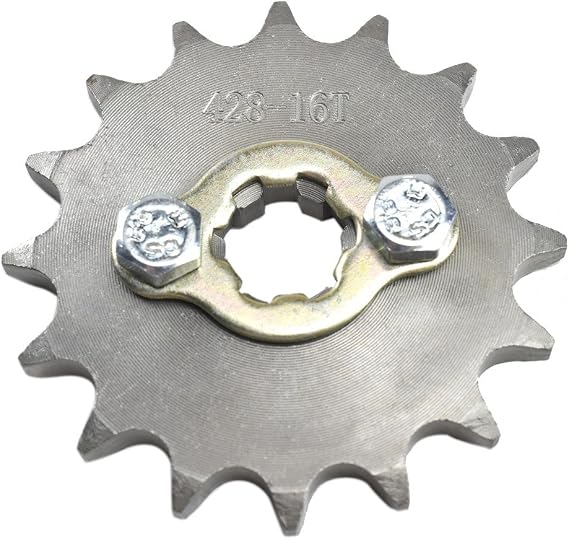 428 16T Tooth 17mm Front Engine Drive Sprocket Lifan YX Loncin Zongshen Pit Bike