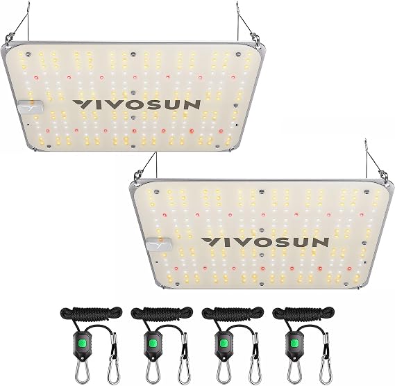 VIVOSUN VS1000E LED Grow Light with Full Spectrum Diodes, Sunlike Plant Light for Indoor Plants Seedling Veg and Bloom in 2x2/3x3 Grow Tents Greenhouses