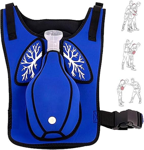 Airway Obstruction Trainer for Practice Heimlich Airway Vest for Adults First Aid Training Model for Practice Adults