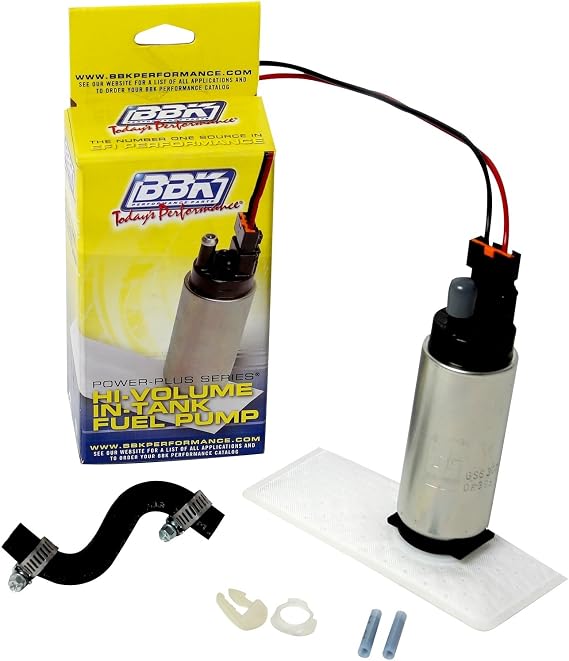 BBK Performance 1606 190 LPH Direct Fit Replacement High Flow In-Tank Fuel Pump Kit for Ford Mustang