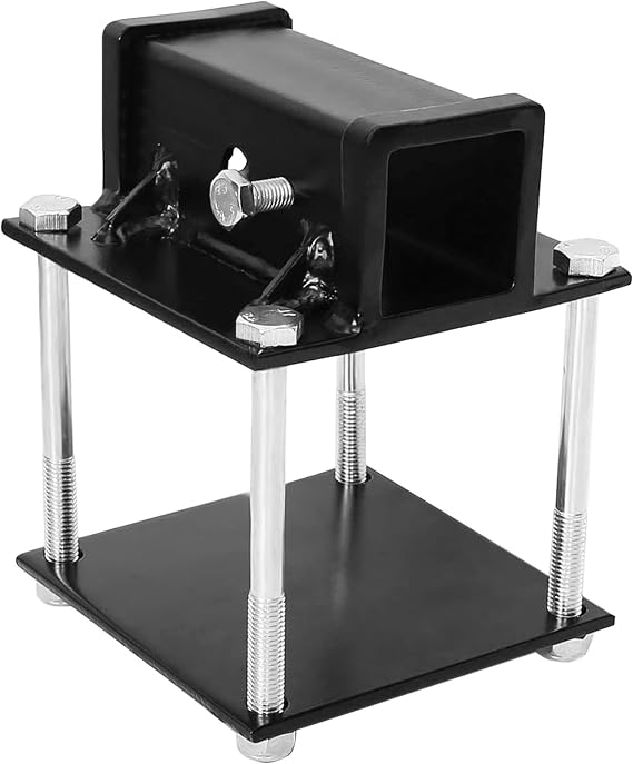RV Bumper Hitch Adapter 2? Receiver Trailer Square Bumper Mount Bike Rack Cargo | Mount Bike Rack Cargo