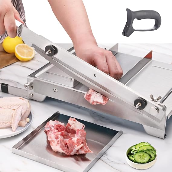 Moongiantgo Bone Rib Cutter Chicken Chopper 13.5 Inch Double Blade (KD0288)