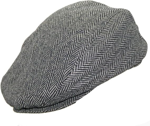 Mallard Earflap Casual Herringbone Wool Ivy Cap Hat Newsboy