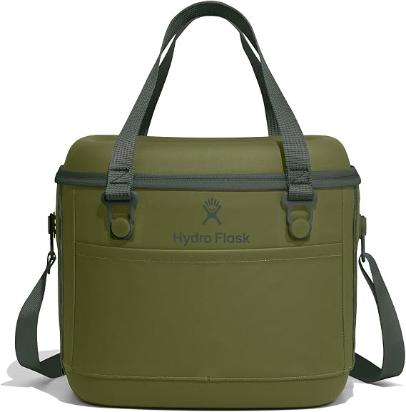 Hydro Flask Carryout Cooler - Insulated Portable Soft Cooler - 15 L Capacity Palmer Green