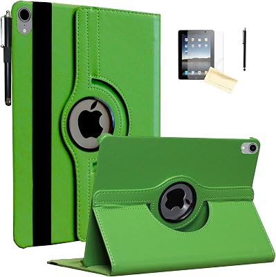 Case for iPad A16 11-inch 11th Gen 2025, for 2022 iPad 10th Generation 10.9 inch, Rotating Stand Smart Magnetic Cover for Model A3354 A3355 A3356 A2696 A2757 A2777 Green