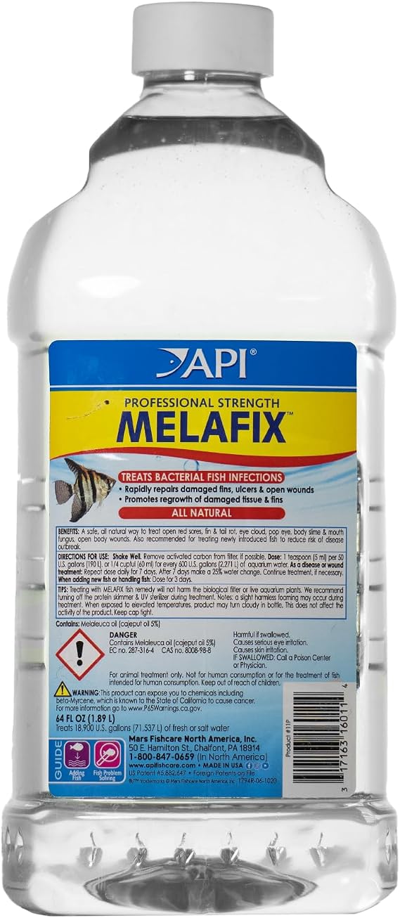 API MELAFIX Freshwater Fish Bacterial Infection Remedy 64-Ounce Bottle